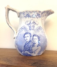 Rare 1863 Royal Wedding Jug Prince of Wales (Edward VII) & Alexandra of Denmark