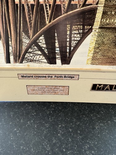 Mallard train crosses - crosses, forth