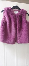 Raspberry Pink Faux Fur Gilet