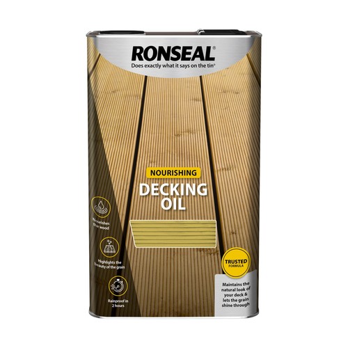 Ronseal nourishing decking oil - nourishing,