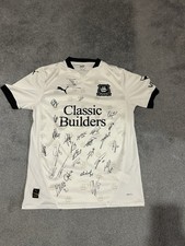 Plymouth Argyle Squad Signed Away Shirt 2024-25 Season