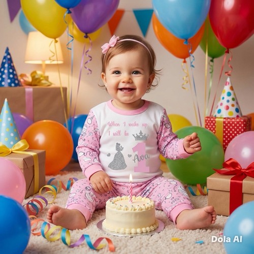 Birthday girl princess pyjamas - birthday,
