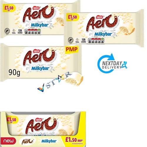 Aero milkybar white chocolate - aero,