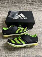 Size 9.5 - Adidas Adizero HJ High Jump Shoes Black Green GY8397