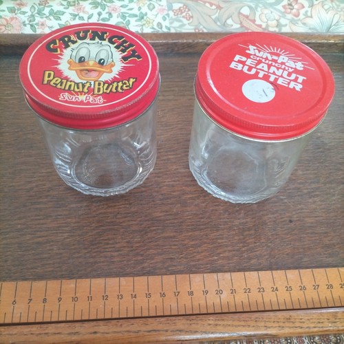 Two vintage sun pat - sun-pat, crunchy