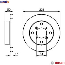 2x BRAKE DISC 0 986 478 721