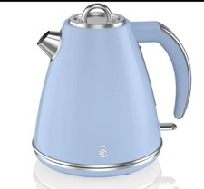 Swan SK19020BLN Retro Jug Kettle, Fast Boil, Easy Pour, 360 Degree BASE, 1.5L, 