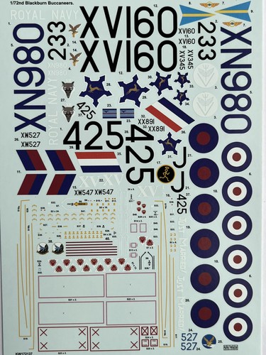 Decals scale buccaneers - decals,