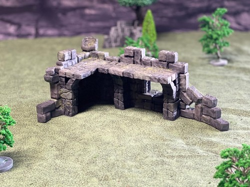 Ruined terrain ancient castle - ancient,