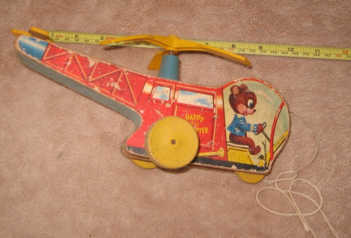 Toy wooden happy little - toy,