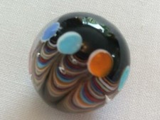 1 X "BIG TOP" Handmade Marble 22mm- Traditional Children's Game/Collectable