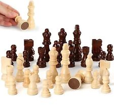 Magnetic Wooden Chess Pieces
