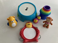  Toy Bundle: Early Learning Centre Musical Interactive TOLO ROLY POLY BEAR