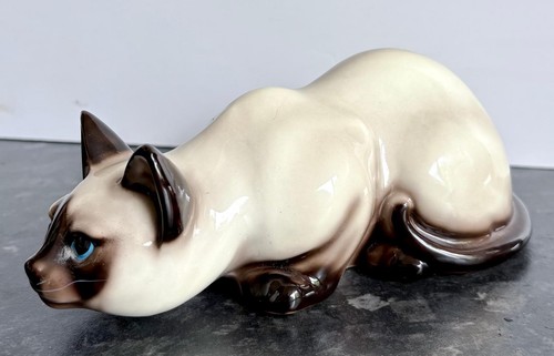 Vintage porcelain siamese - vintage,