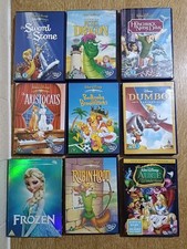 9x Walt Disney Classic DVDs