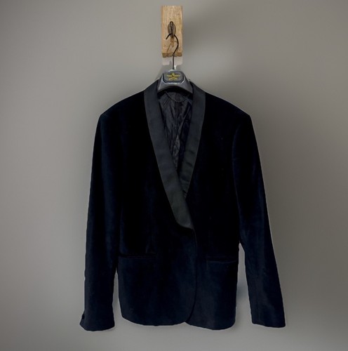 Topman premium velvet - velvet, black