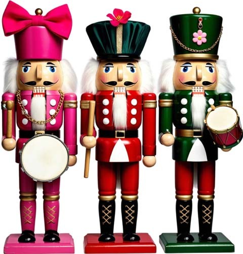 Christmas nutcrackers wall art - christmas,