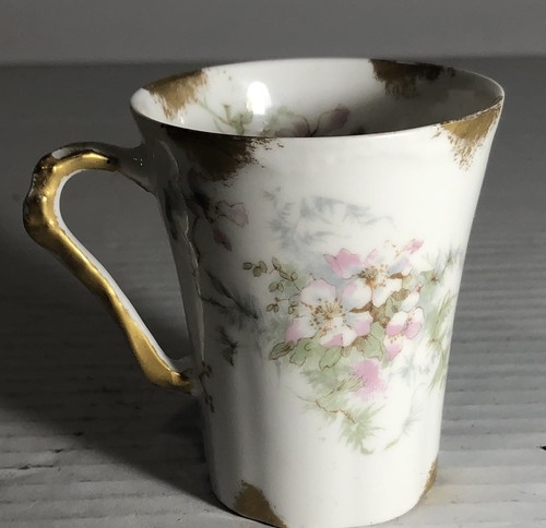 Antique demitasse cup gold - antique,