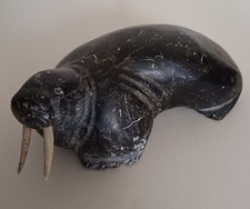 Inuit soaptstone sculpture of