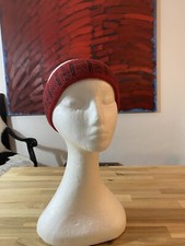 Retro Ski Headband Vintage Ear Warmer 100% Wool Fair Isle