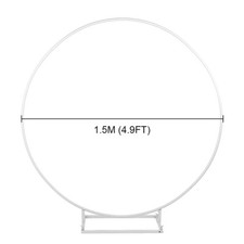 1.5M/2M White Round Arch