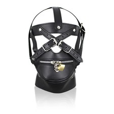 Black gimp mask - gimp, unisex