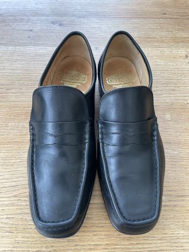 Men grenson black leather - men’s,