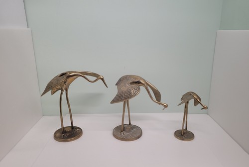 Vintage brass stork graduated - vintage,