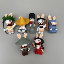 Raving Rabbids Rayman Rabbits Mini Figure Bundle x7 Figures B4