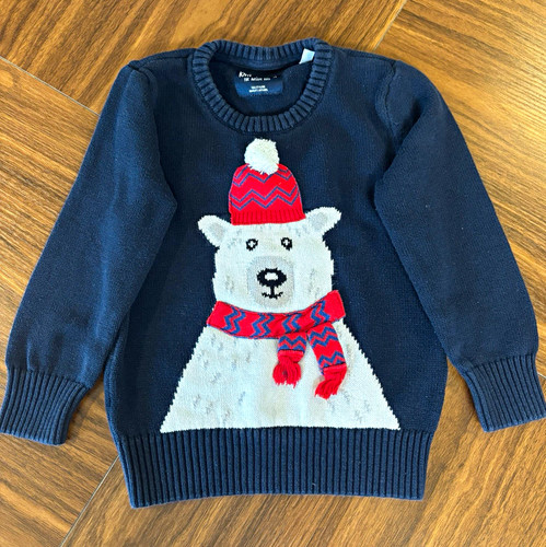 Palomino navy bear graphic - bear,