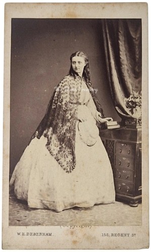 Cdv pretty lady - cdv, hat