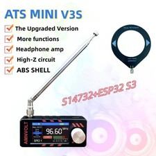 V3S AMNVOLT Mini SI4732 DSP Upgraded  Radio Receiver FM AM SSB LSB USB Full Band