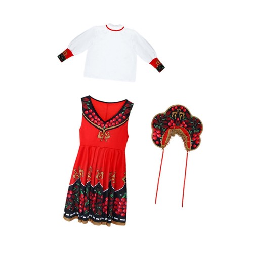 Russsian costume folk clothing - russsian,