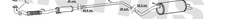 Exhaust System VW Polo 9N 1.2