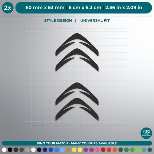 Universal fit stickers - x,