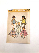 5275 Vintage Simplicity Sewing