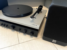 Rega RP1 Turntable Performance Pack + Rotel RA-04 amplifier + QA 2020i Speakers 