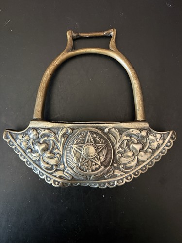 Antique brazilian 1889 stirrup - antique,