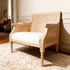 French Country Style Cane Back