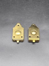 2 Vintage Brass Ball Cathes