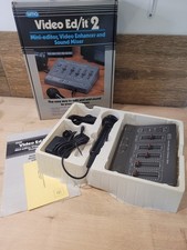Sima Video Ed/it 2 Mini-editor Video Enhancer Mixer Sound Vintage Boxed Free P&P
