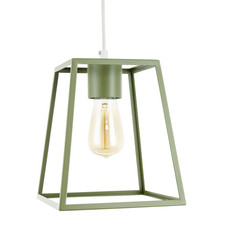 Olive Green Industrial Lantern