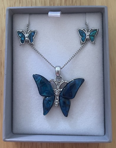 Lila paua shell butterfly - lila,