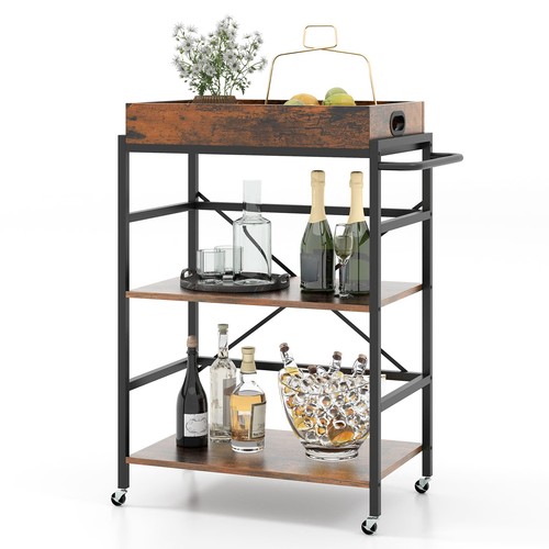 Tier kitchen trolley - kitchen, with
