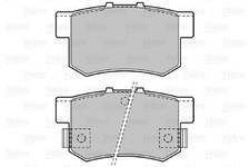 REAR BRAKE PAD SET DISC BRAKE