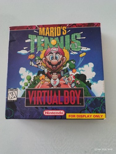 Nintendo virtual boy mario - nintendo,