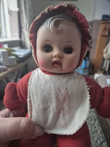 Vintage large doll made in - made,