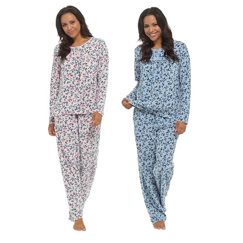 Fleece womens pyjamas set - set, long