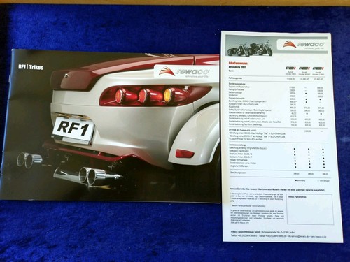Rewaco trikes rf1 brochure - rf1,