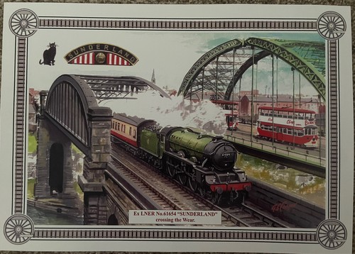 Sunderland lner print - ex,